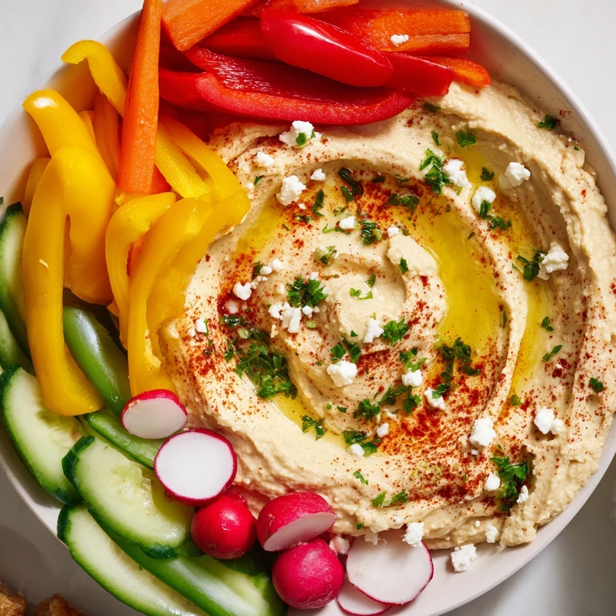 Mediterranean Hummus Platter
