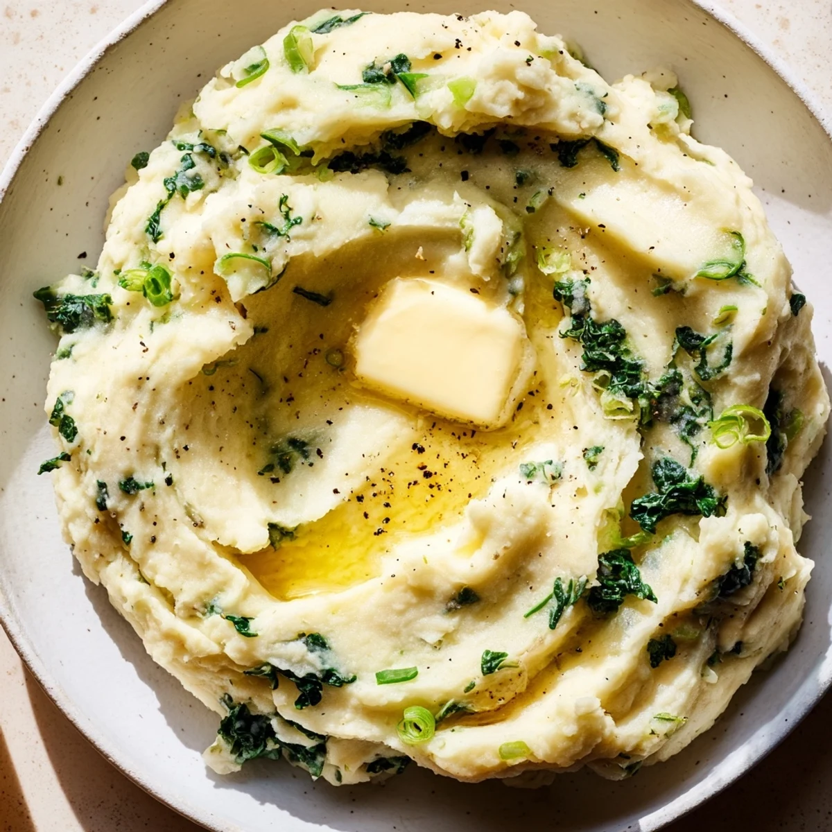 Irish Colcannon Mashed Potatoes