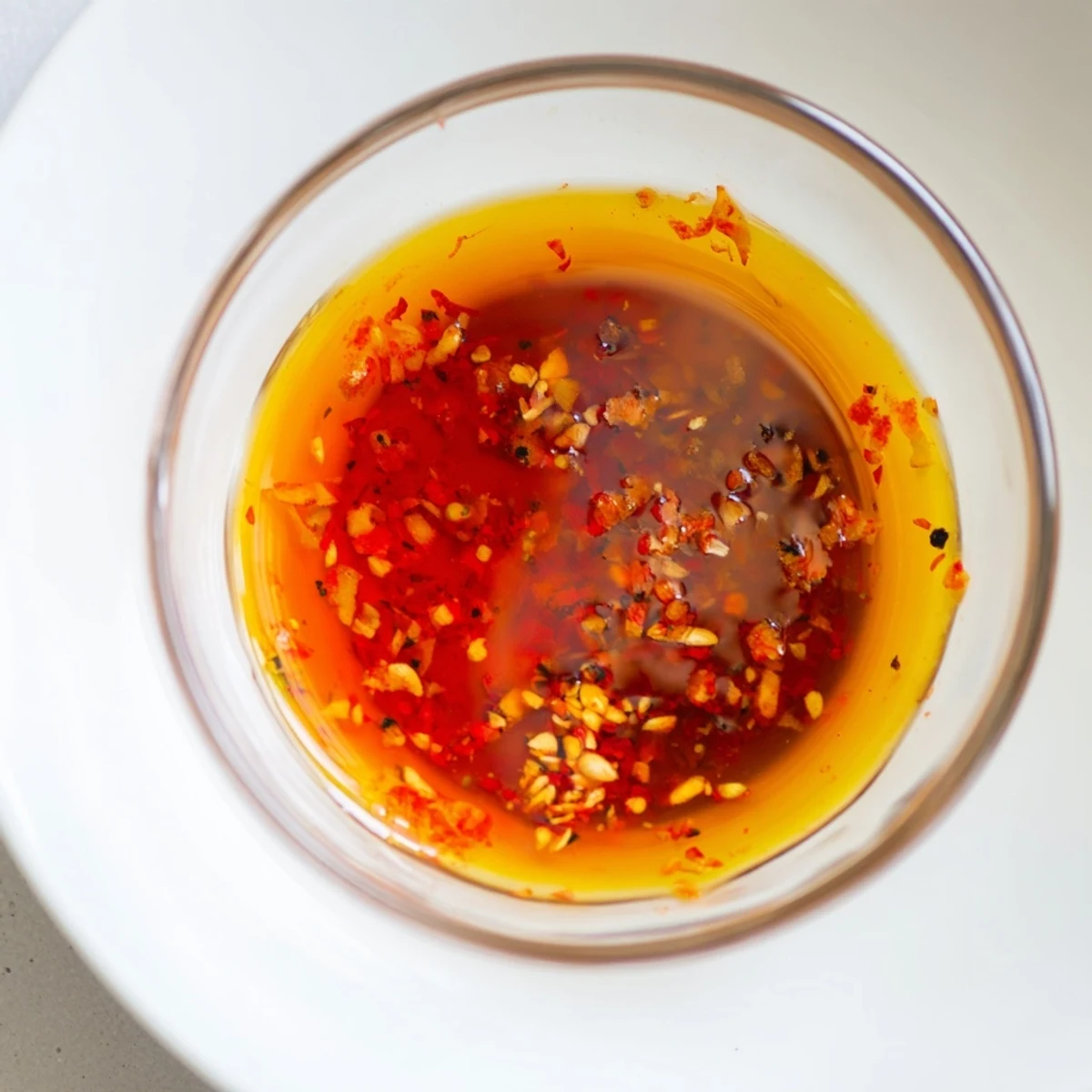 Fresh, crunchy slaw with shredded cabbage and carrots tossed in tangy Best Asian Coleslaw Dressing served in a white bowl.