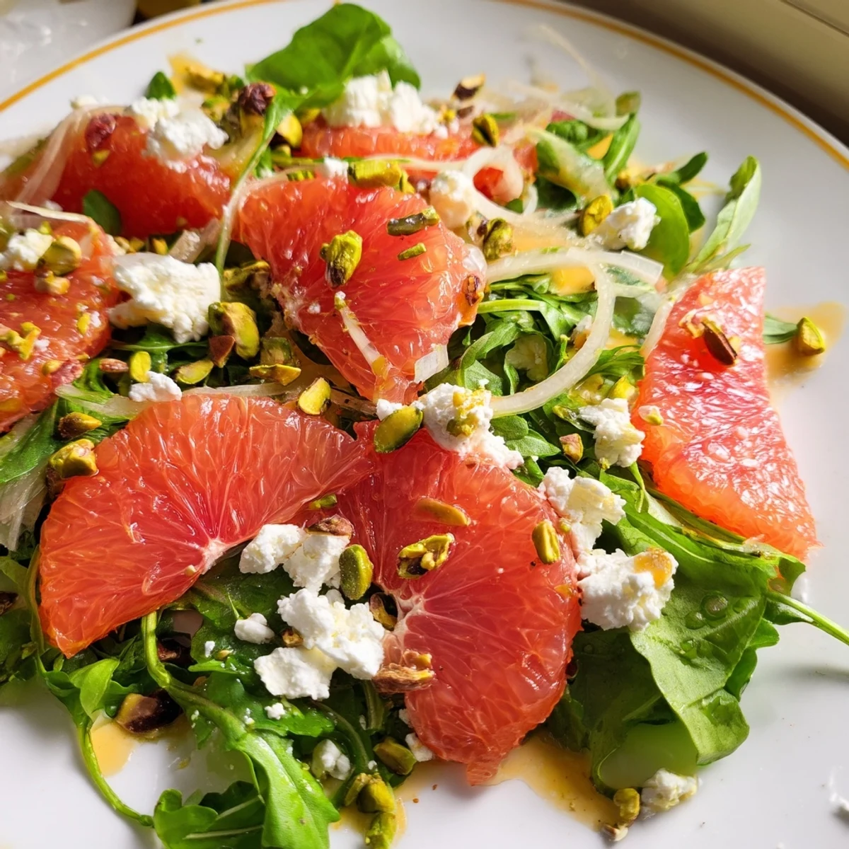 Grapefruit Goat Cheese Fennel Salad