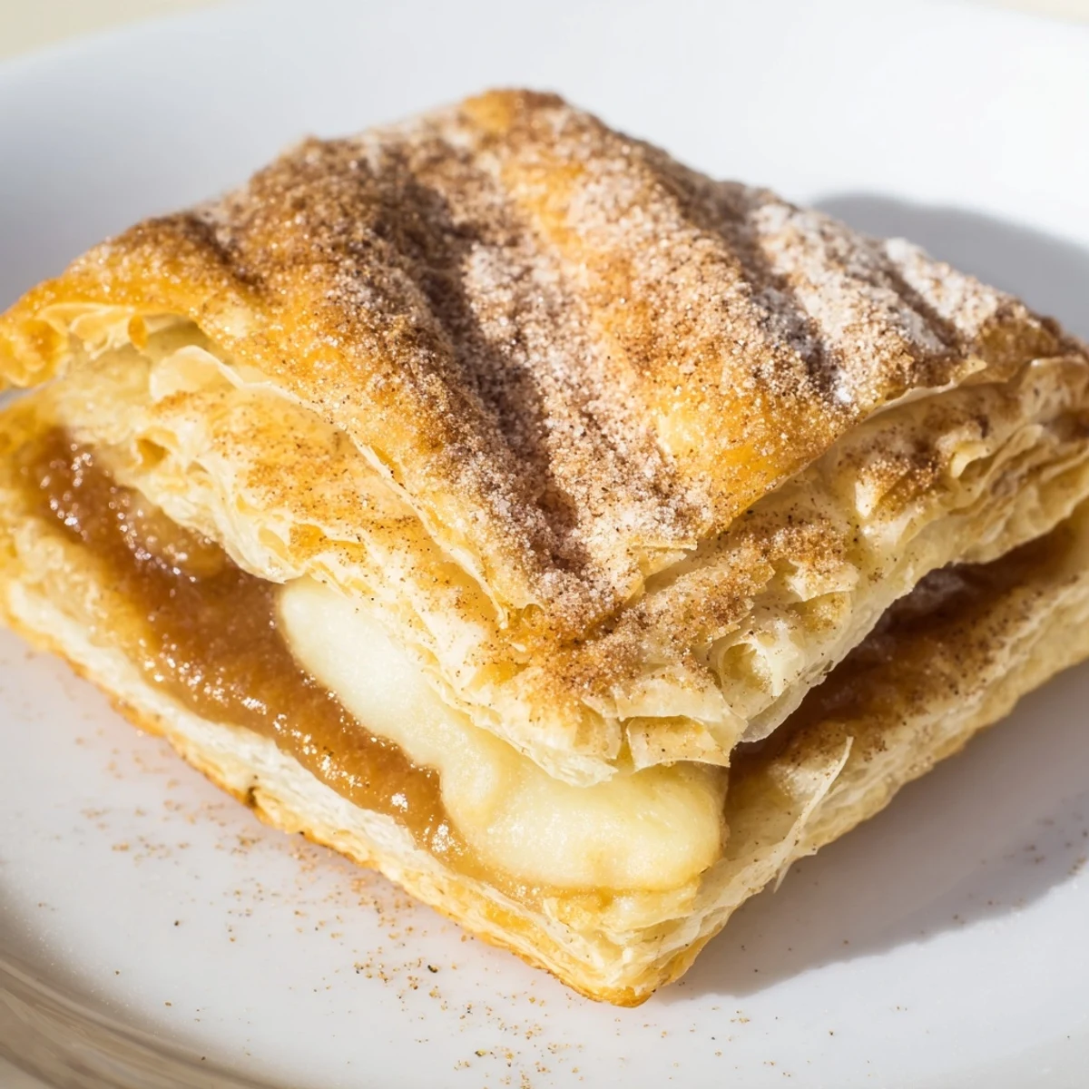 Homemade dulce de leche pastries featuring puffy golden crust and sweet caramel center