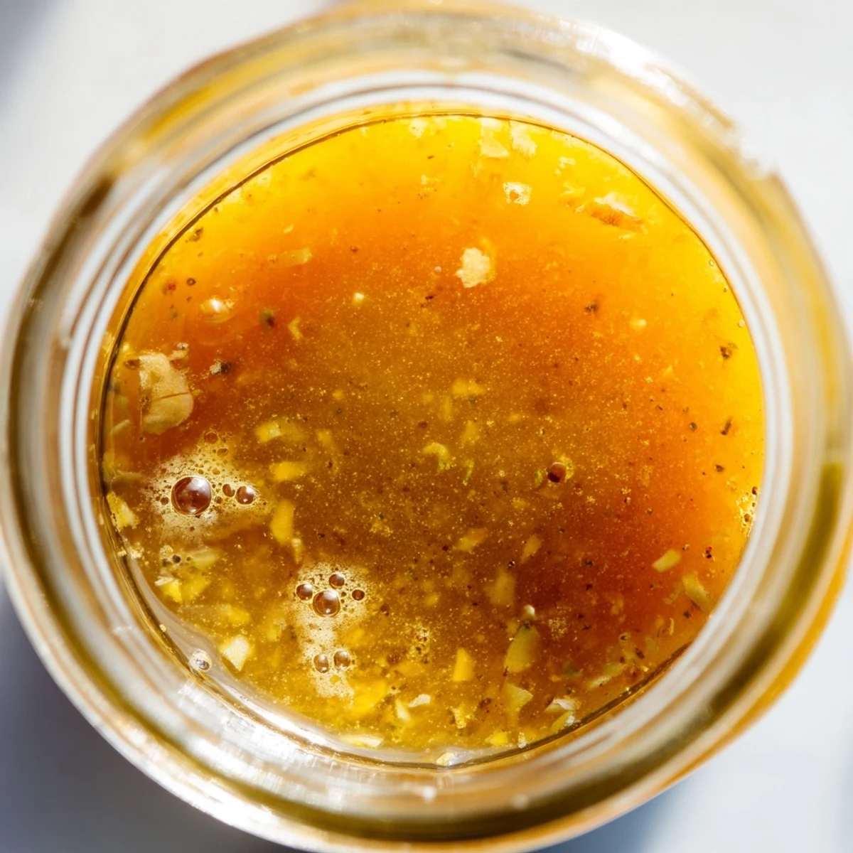 Bright homemade citrus vinaigrette whisked with fresh lemon orange and lime