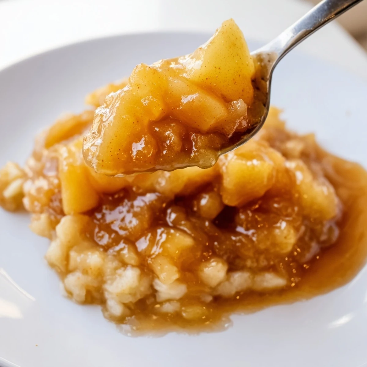Rows of Fall Caramel Apple Jam jars cooling, sticky caramel and cinnamon