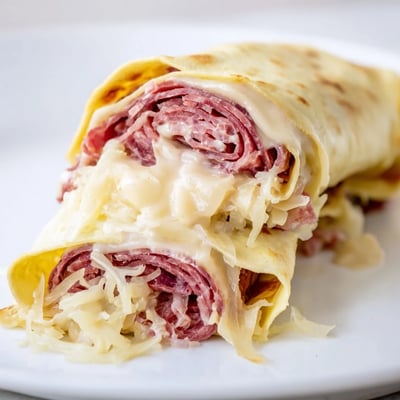Low Carb Reuben Egg Roll Ups