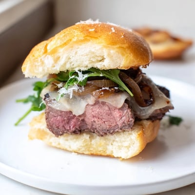 Filet Mignon Garlic Parmesan Sliders