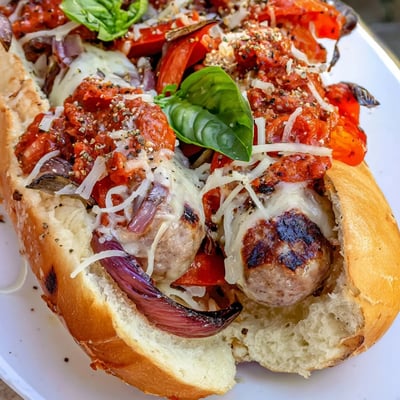Grilled Sausage Grinders